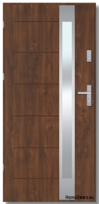 BREMA INOX exterior door with one-way mirror, THICK 70mm, OFF-THE-SHELF, 90 L BREMA INOX exterior door with one-way mirror, THICK 70mm, OFF-THE-SHELF, 90 L