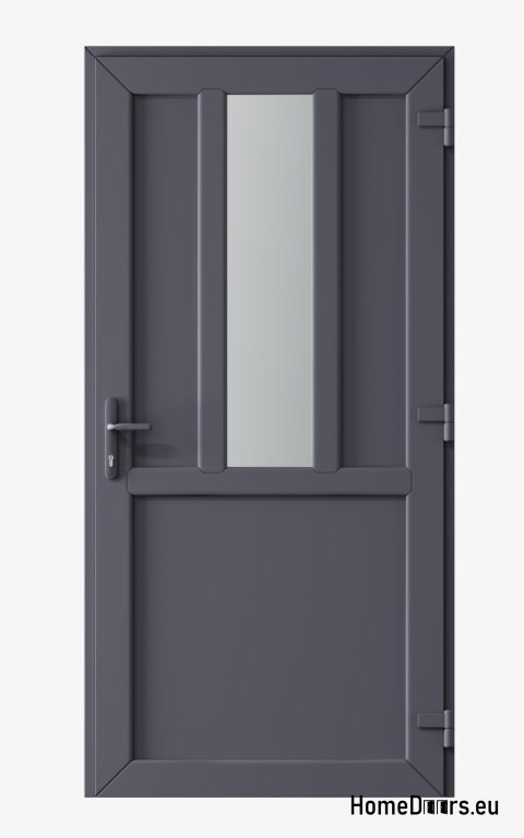 DRZWI ZEWNĘTRZNE TECHNICZNE GOSPODARCZE PCV 100X205 cm ANTRACYT PRAWE DRZWI ZEWNĘTRZNE TECHNICZNE GOSPODARCZE PCV 100X205 cm ANTRACYT PRAWE