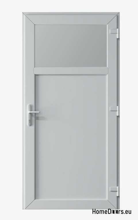 PVC TECHNICAL EXTERIOR HOUSEHOLD DOORS 90X205 cm WHITE RIGHT PVC TECHNICAL EXTERIOR HOUSEHOLD DOORS 90X205 cm WHITE RIGHT