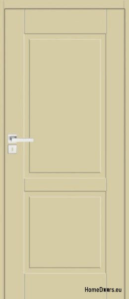 Milled pine wooden door with a fixed frame Boston BS-10 90