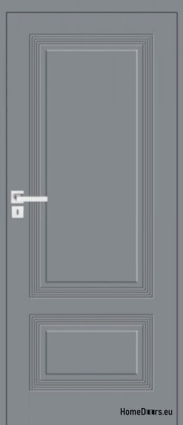 Milled pine wooden door with a fixed frame Boston BS-2 60