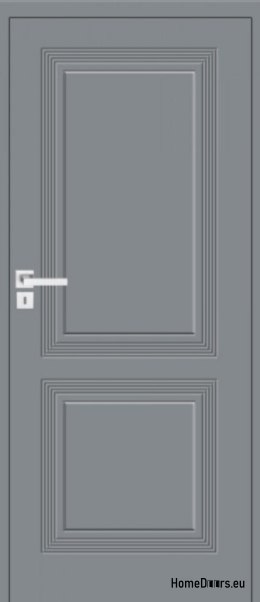 Milled pine wooden door with a fixed frame Boston BS-3 60
