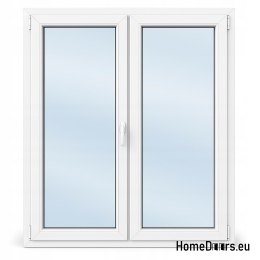 Balcony Door Window 3-pane package - 48 mm 1465 x 2095 mm White