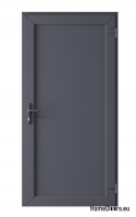 PVC TECHNICAL EXTERIOR HOUSEHOLD DOORS 90X205 cm ANTHRACITE RIGHT
