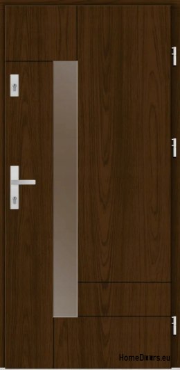 Drzwi zewnętrzne drewniane płytowe Altea 80,85,90,95,100 Kolory 75mm