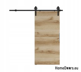 Sliding door 70 wall-mounted ALFA LOFT A 04 Oak Grand 74 + sliding system