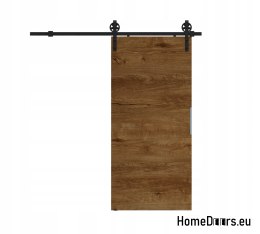 Sliding door 70 wall mounted ALFA LOFT A 04 Lefkas Oak 74 + sliding system