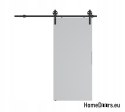 Sliding door 70 wall-mounted ALFA LOFT A 04 Grey 74 + sliding system