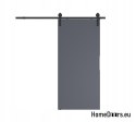 Sliding door 70 wall-mounted ALFA LOFT P 01 Anthracite 74 + sliding system