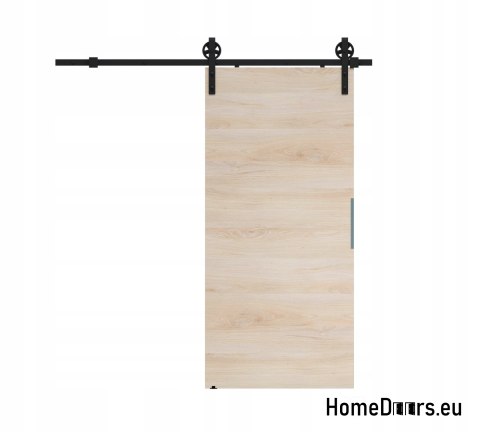 Sliding door 80 wall-mounted ALFA LOFT A 04 Norwegian beech85+sliding system