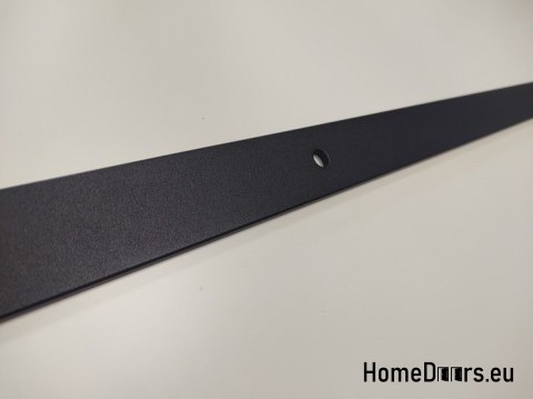 Sliding door 80 wall-mounted ALFA LOFT P 01 Black 85 + sliding system