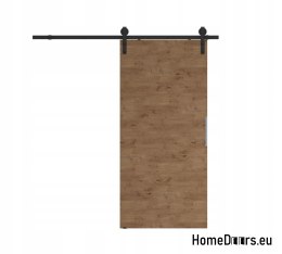 Sliding door 90 wall-mounted ALFA LOFT P 01 Lancelot Oak95 + sliding system
