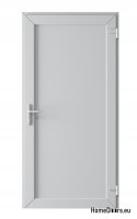 EXTERNAL TECHNICAL PVC UTILITY DOOR 110X205 cm WHITE RIGHT