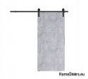 Sliding door 70 wall-mounted ALFA LOFT P 01 concrete 74 + sliding system