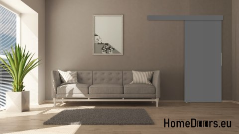 Sliding door 70 wall-mounted ALFA concrete 74 + sliding system