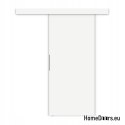 Sliding door 70 wall-mounted ALFA white 74 + sliding system