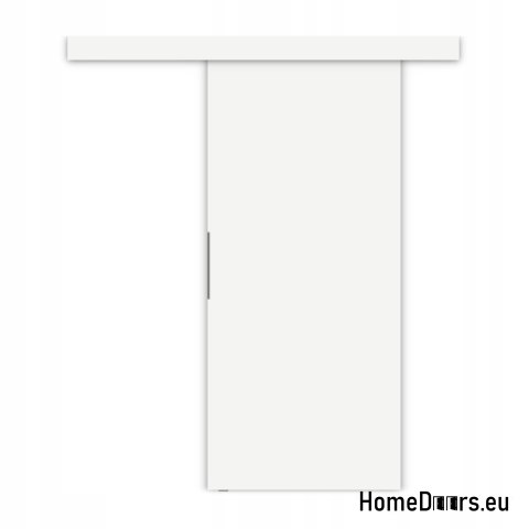 Sliding door 70 wall-mounted ALFA white 74 + sliding system