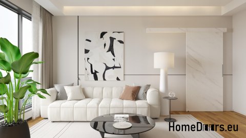 Sliding door 70 wall-mounted ALFA Norwegian beech 74 + sliding system