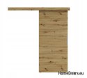 Sliding door 70 wall-mounted ALFA oak Artisan 74 + sliding system-Thick