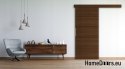 Sliding door 70 wall-mounted ALFA oak Artisan 74 + sliding system-Thick