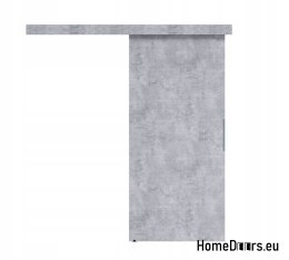 Sliding door 80 wall-mounted ALFA concrete 85 + sliding system