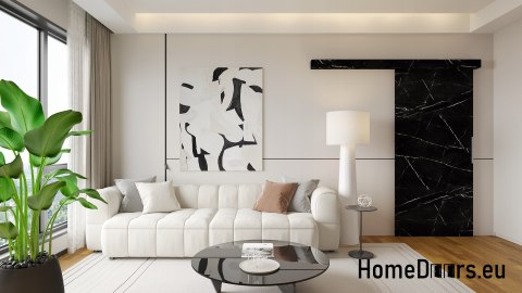 Sliding door 80 wall-mounted ALFA grand oak 85 + sliding system