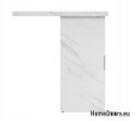 Sliding door 80 wall-mounted ALFA marble white 85 + sliding system