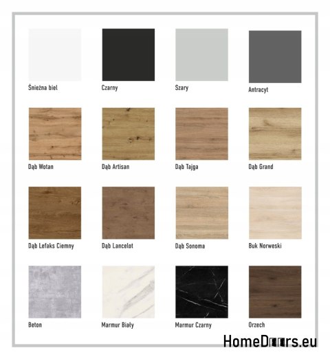 Sliding door 90 wall-mounted ALFA LOFT A 04 White 95 + sliding system