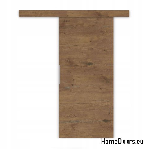 Sliding door 90 wall-mounted ALFA oak lancelot 95 + sliding system
