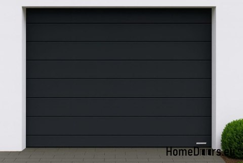 Garage door Hörmann automatic section with 2500x2125 Antracite RAL7016 drive