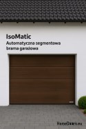 Garage door Hörmann automatic section with 2500x2125 drive Dark oak