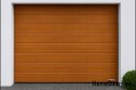 Automatic garage door with 2500x2125 drive Golden oak piston M