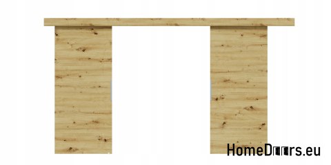 Drzwi przesuwne 110 naścienne ALFA LOFT 02 Dąb Artisan 55+system przesuwny