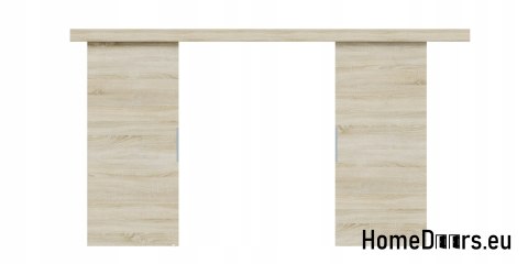 Drzwi przesuwne 110 naścienne ALFA LOFT 02 Dąb Sonoma 55 +system przesuwny