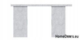 Drzwi przesuwne 148 naścienne ALFA LOFT 02 Beton 74 + system przesuwny