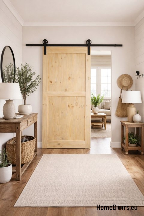 Sliding door wooden pine Wood Loft A 85x212 cm