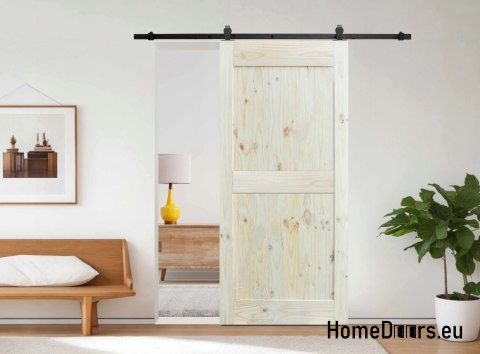 Sliding door wooden pine Wood Loft A 95x212 cm