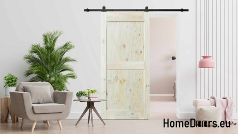 Sliding door wooden pine Wood Loft A 95x212 cm