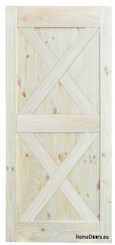 Sliding door wooden pine Wood Loft G 95x212 cm