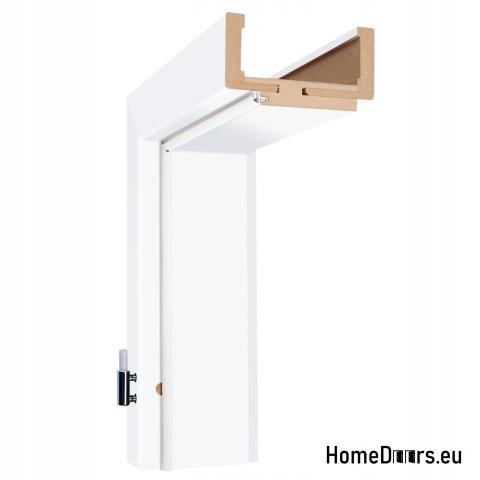 Internal door room full of white Lento 70 Right, FROM HAND