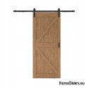 Internal sliding door Baku 3.5 cm thick 90 Loft oak oak + system