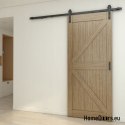 Internal sliding door Baku 3.5 cm thick 90 Loft oak oak + system