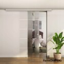 Internal sliding glass door with guide 90 set 5S-95