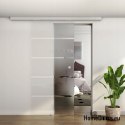 Internal sliding glass door with guide 90 set PASKI-95