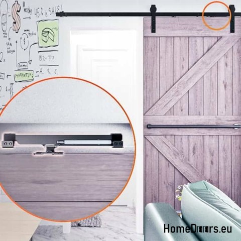 Softcloser silent locking device for sliding doors Loft A B C