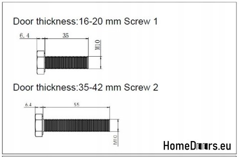Loft A sliding system for doors 1 wingers
