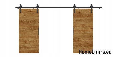 Drzwi przesuwne 110 naścienne ALFA LOFT 04 Lefkas 55 + system przesuwny