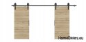 Drzwi przesuwne 140 naścienne ALFA LOFT 04 Dąb Tajga 70 + system przesuwny