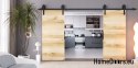 Drzwi przesuwne 148 naścienne ALFA LOFT 04 Dąb Grand 74 + system przesuwny