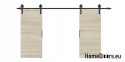Drzwi przesuwne 148 naścienne ALFA LOFT 04 Dąb Sonoma 74 +system przesuwny